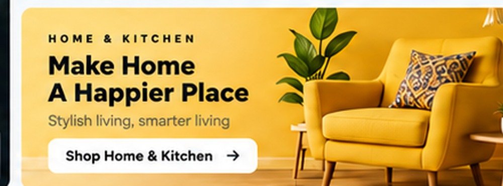 Home & Kitchen - Make Home A Happier Place