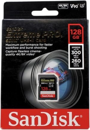 SanDisk 128GB Extreme PRO SDXC UHS-II Memory Card