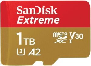 SanDisk 1TB Extreme microSDXC UHS-I Memory Card with Adapter
