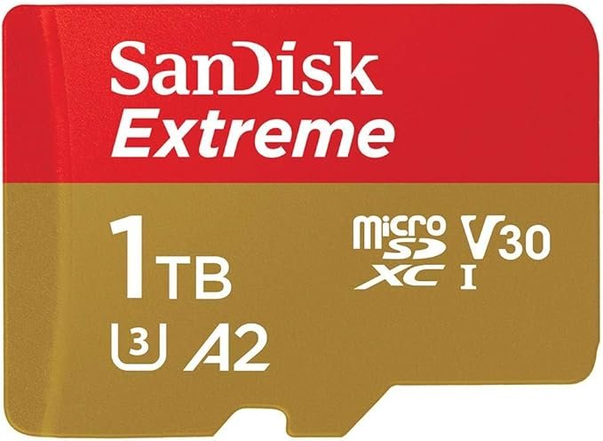 SanDisk 1TB Extreme microSDXC UHS-I Memory Card with Adapter
