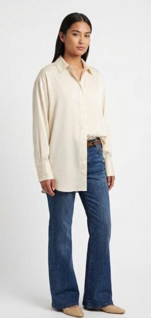 Figgzo Coastal Linen Button-Up Shirt